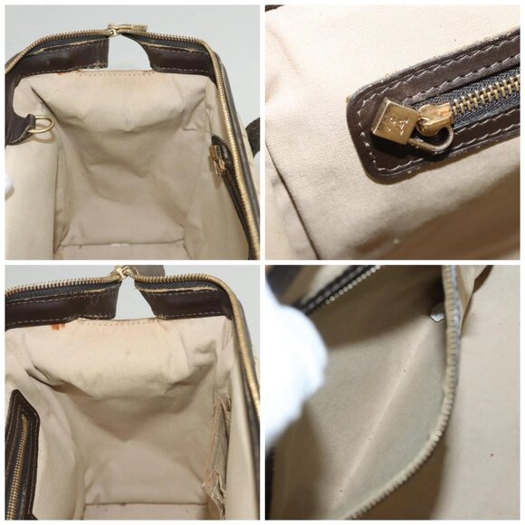 LOUIS VUITTON Monogram Mini Josephine PM Hand Bag Khaki - Picture 13 of 15